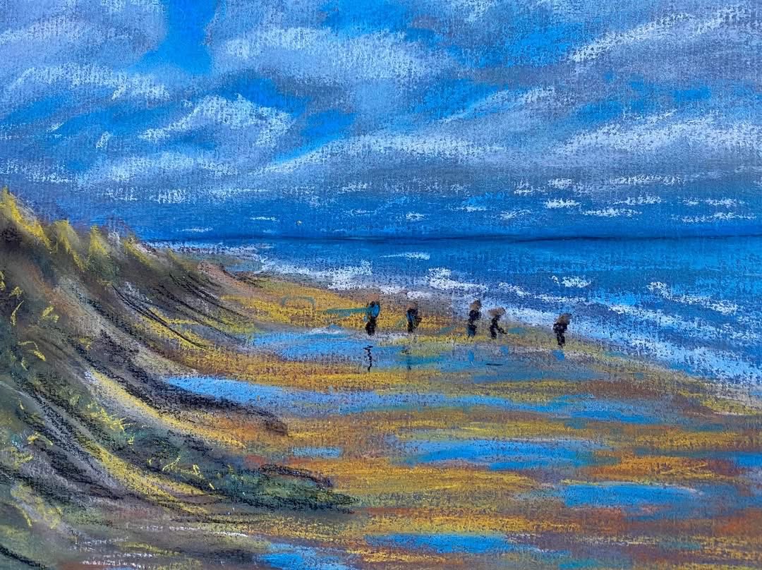 notvalatall1's tweet photo. Days on windy beaches … Pastel.. 👩‍🎨ArtfulCodger https://t.co/Qlp4logBW7