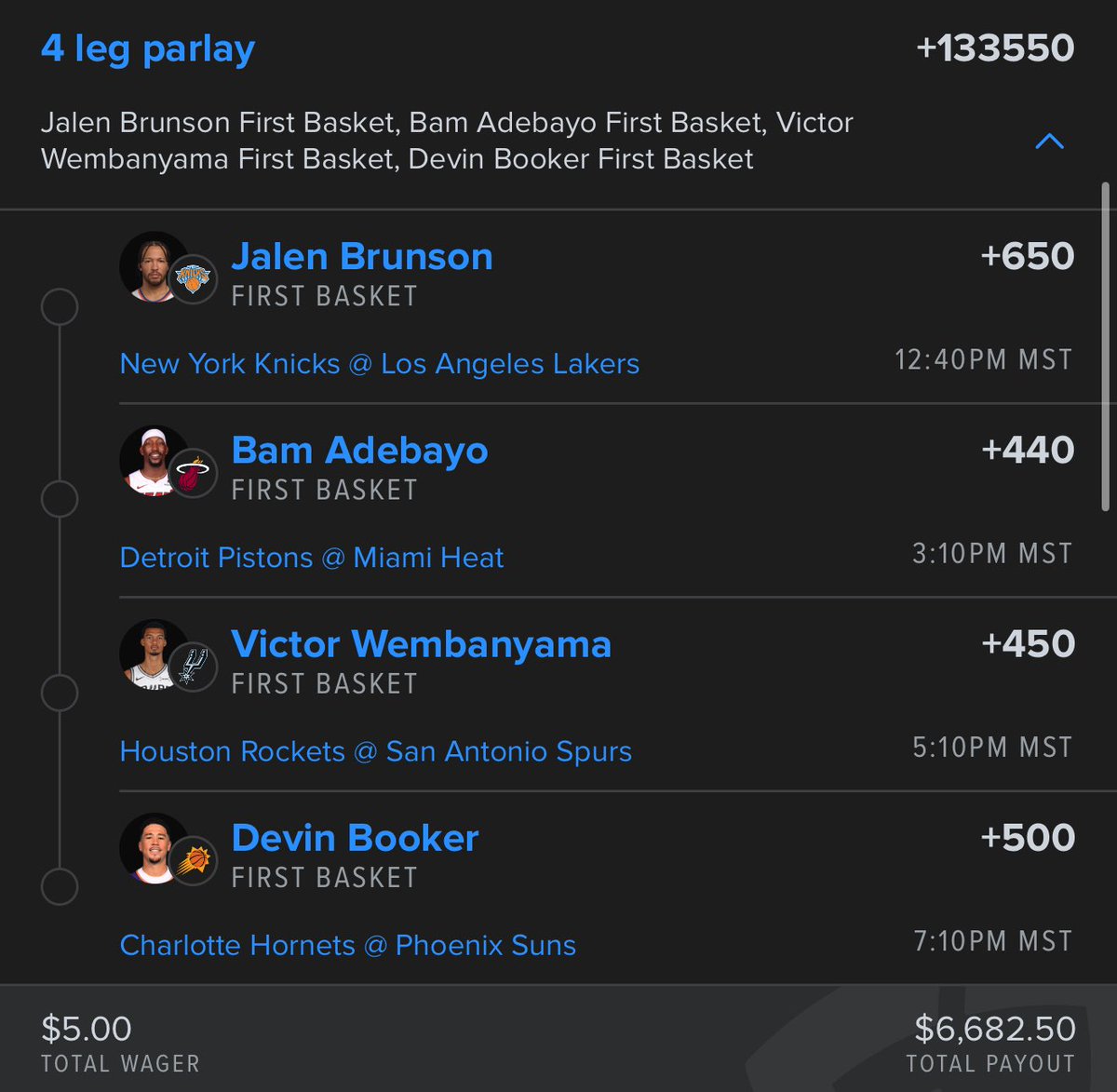 AnthoApes's tweet photo. Giannis is a pussy boy. I cashed out one of those and Iβm running these guys.
#FB #Firstbaskets #quickhits #lotto #NBA #Bets #Slips #PlayerProps #SameGameParlay #SportsBetting #GamblingTwitter #Fanduel https://t.co/sT470d737V