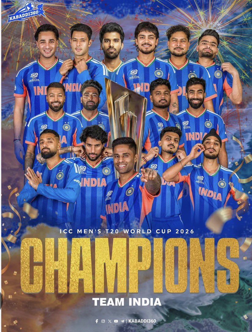 @cricketworldcupwinner 
Congratulations to Defending Champions of World Cricket 🇮🇳🇮🇳🇮🇳🇮🇳🇮🇳🇮🇳🇮🇳🇮🇳🇮🇳🇮🇳🇮🇳🇮🇳🇮🇳