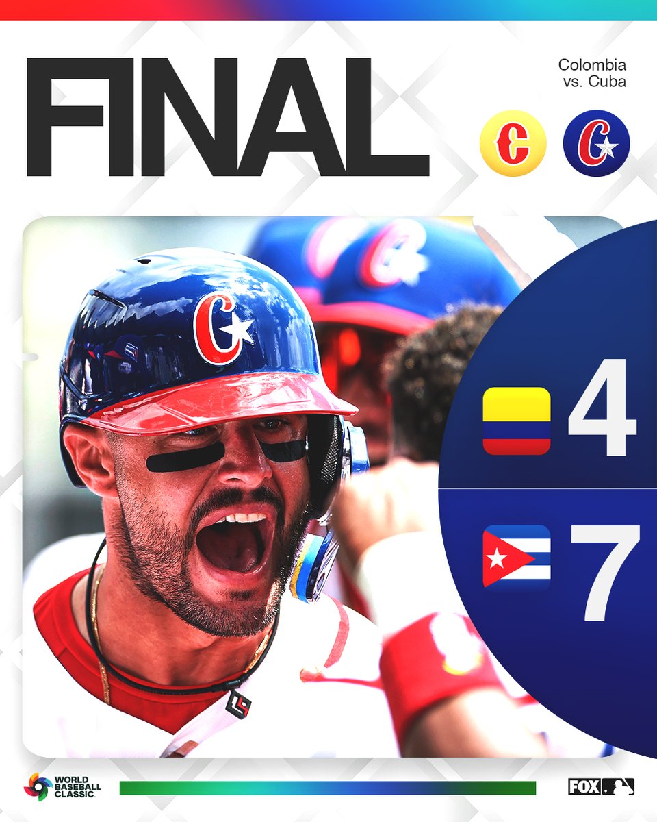 Cuba is 2-0 in Pool A with a victory over Colombia! 🇨🇺