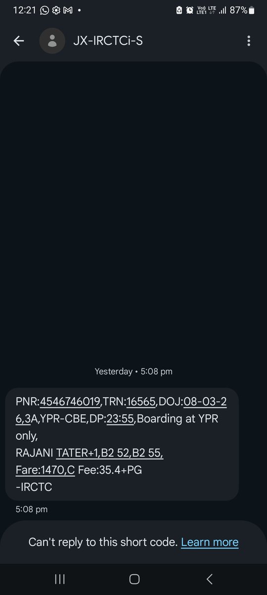 RTaterLgl's tweet photo. @RailMinIndia @AshwiniVaishnaw ji pnr 4546746019, train 16565, coach b2, dirty toilets from source (ie coimbatore)  no on-board cleaning staff 139 &amp; railmadad says wrong pnr #swach_bharat #swachta_hi_sewa
R K Tater Mobile 9679054989 https://t.co/ymrKmETKNY
