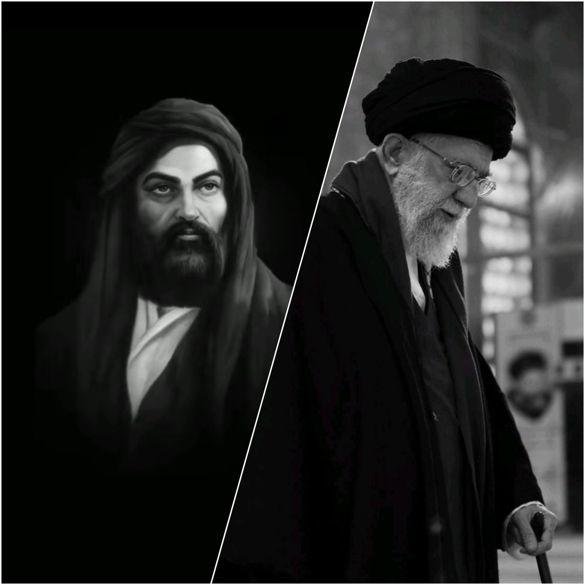 وما بين علي و علي
قصة يتم وشجاعة
وغدر و خذلان
وقلة ناصر
و نحيب في البئر

#فزت_ورب_الكعبة