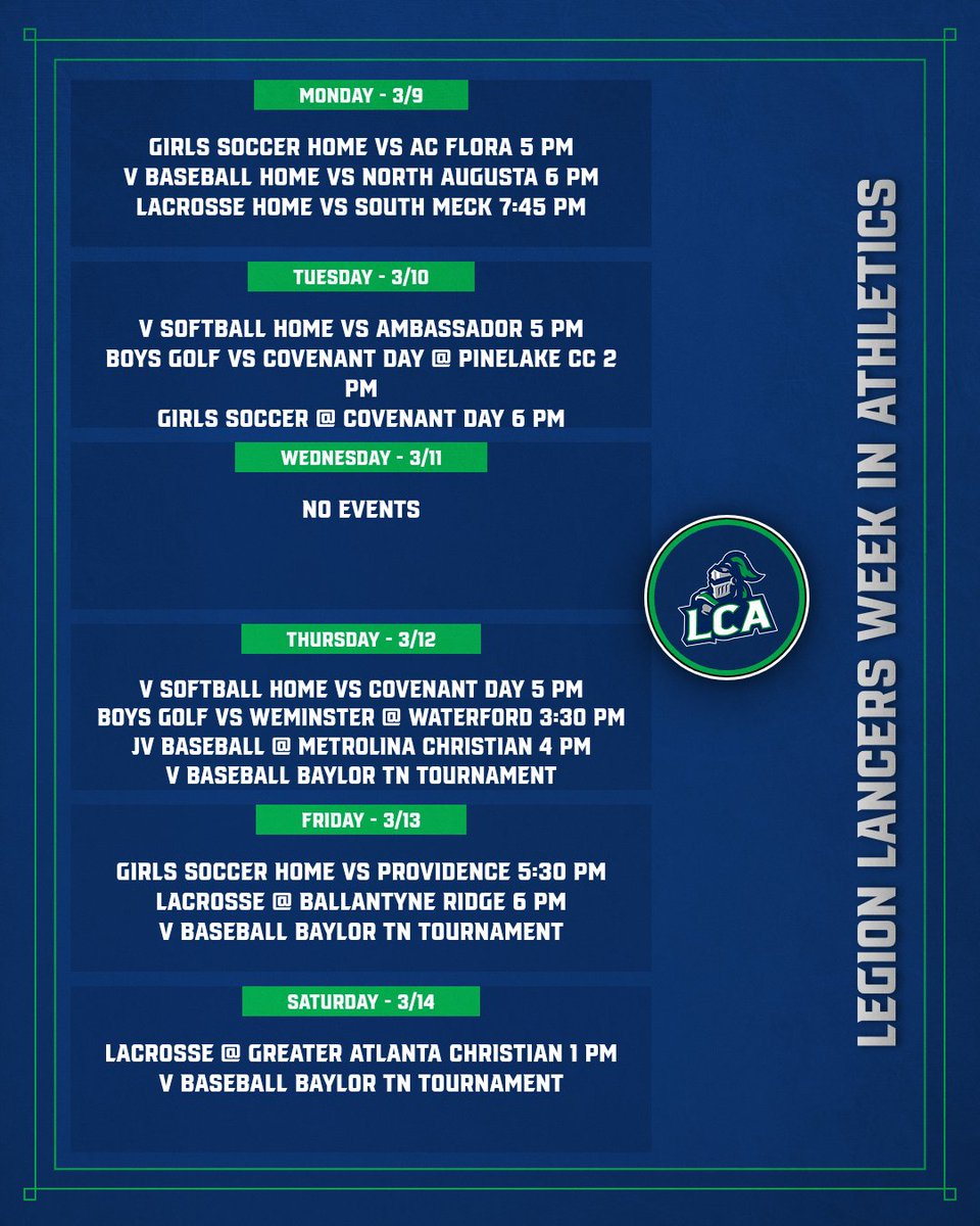 LCA Athletics tweet media