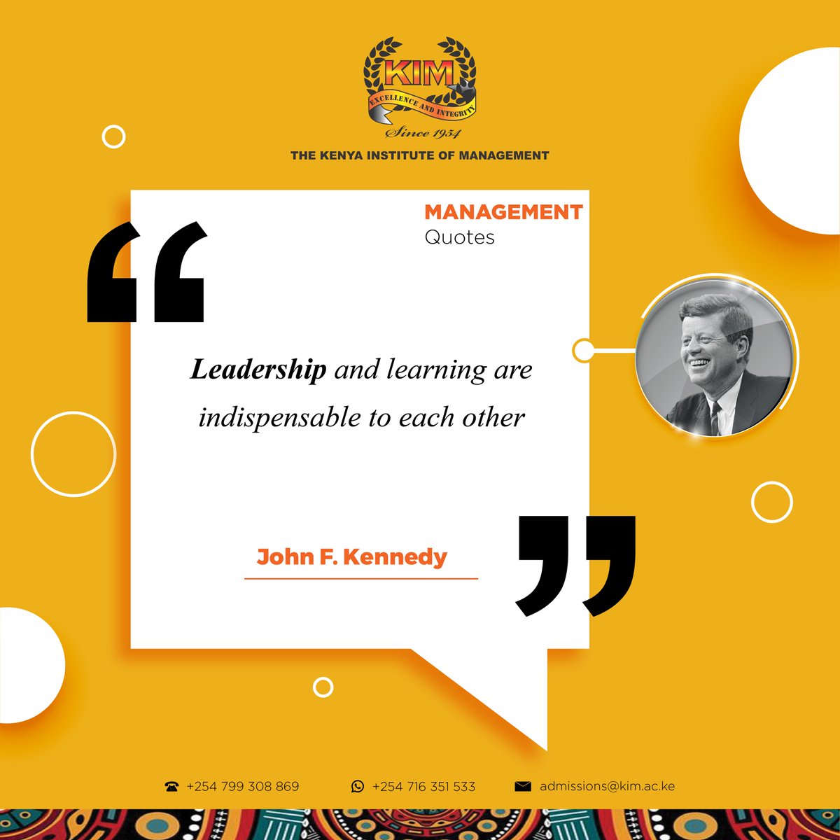 The Kenya Institute of Management tweet media