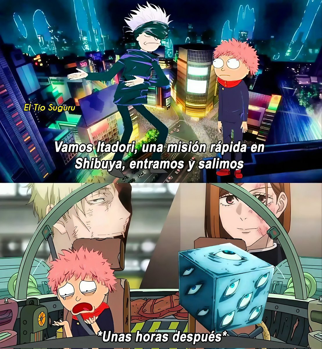 AnimetrendsLA's tweet photo. El gallo no sabía que la misión traía desarrollo de personaje 😭 https://t.co/fPvRLQ0ZQz