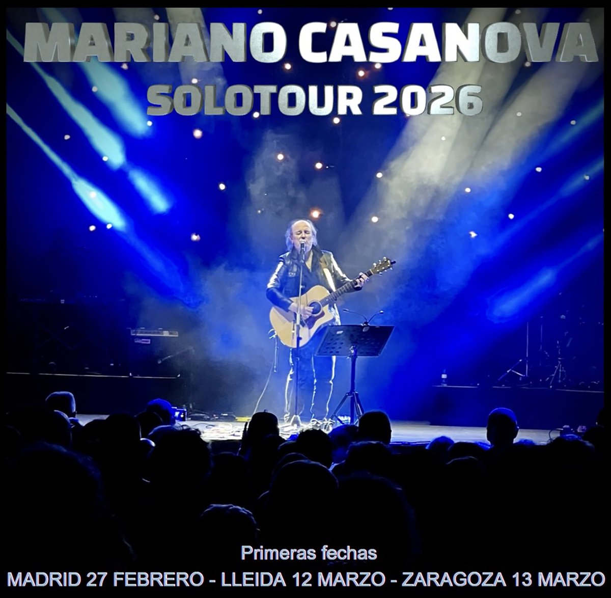 EL PRÓXIMO VIERNES 13 EN ZARAGOZA TEATRO ARBOLÉ (ENTRADAS EN LA WEB DEL TEATRO) 

UN DÍA ANTES (JUEVES 12 EN LLEIDA CAN RAMON (ENTRADAS EN WEB ENTRADIUM)