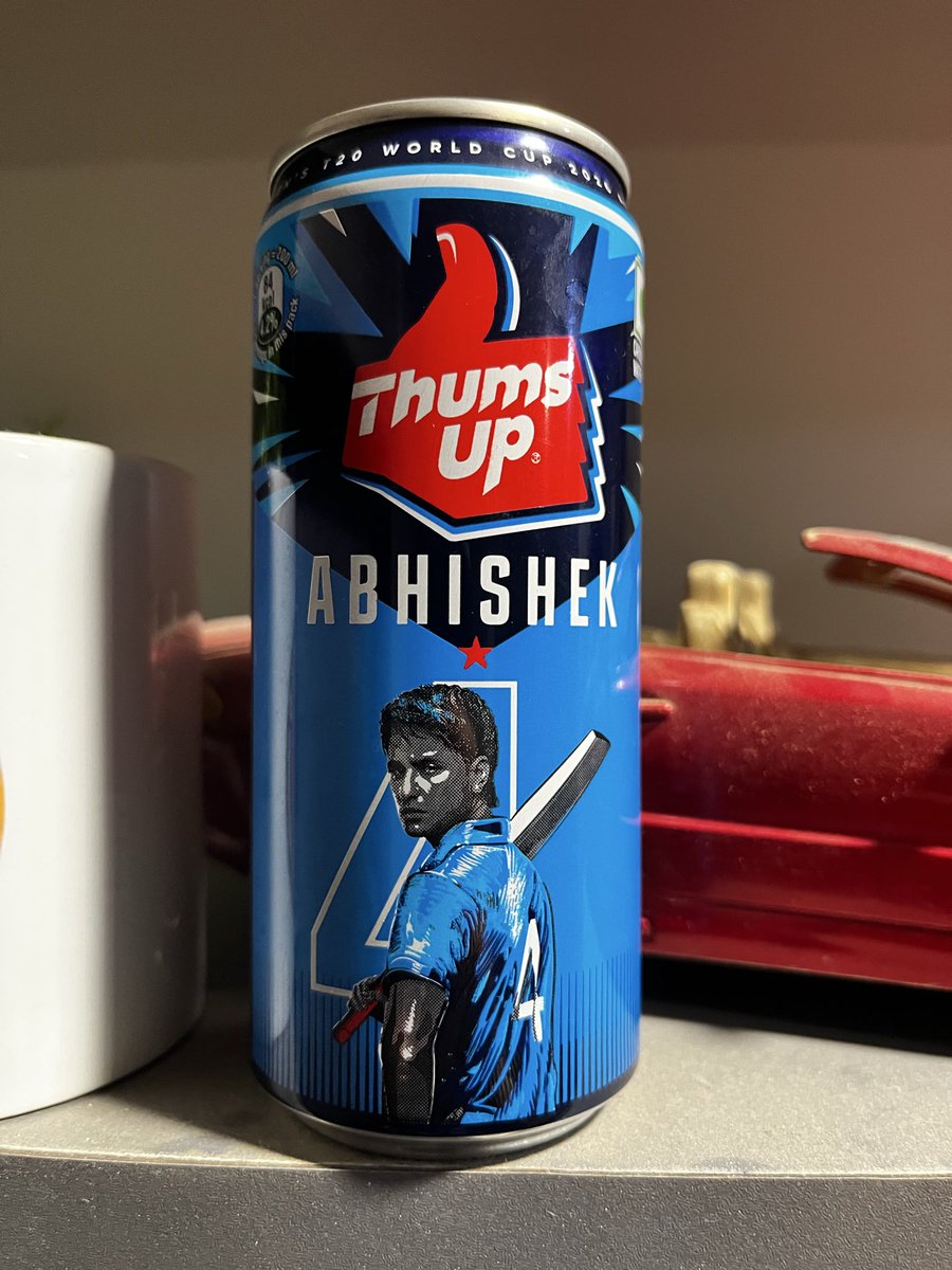 IamChinmay12's tweet photo. Knew he would perform when got this today 😁
#India #Abhishek #AbhishekSharma #Champions #ThumsUp https://t.co/IdQqJZSeHx