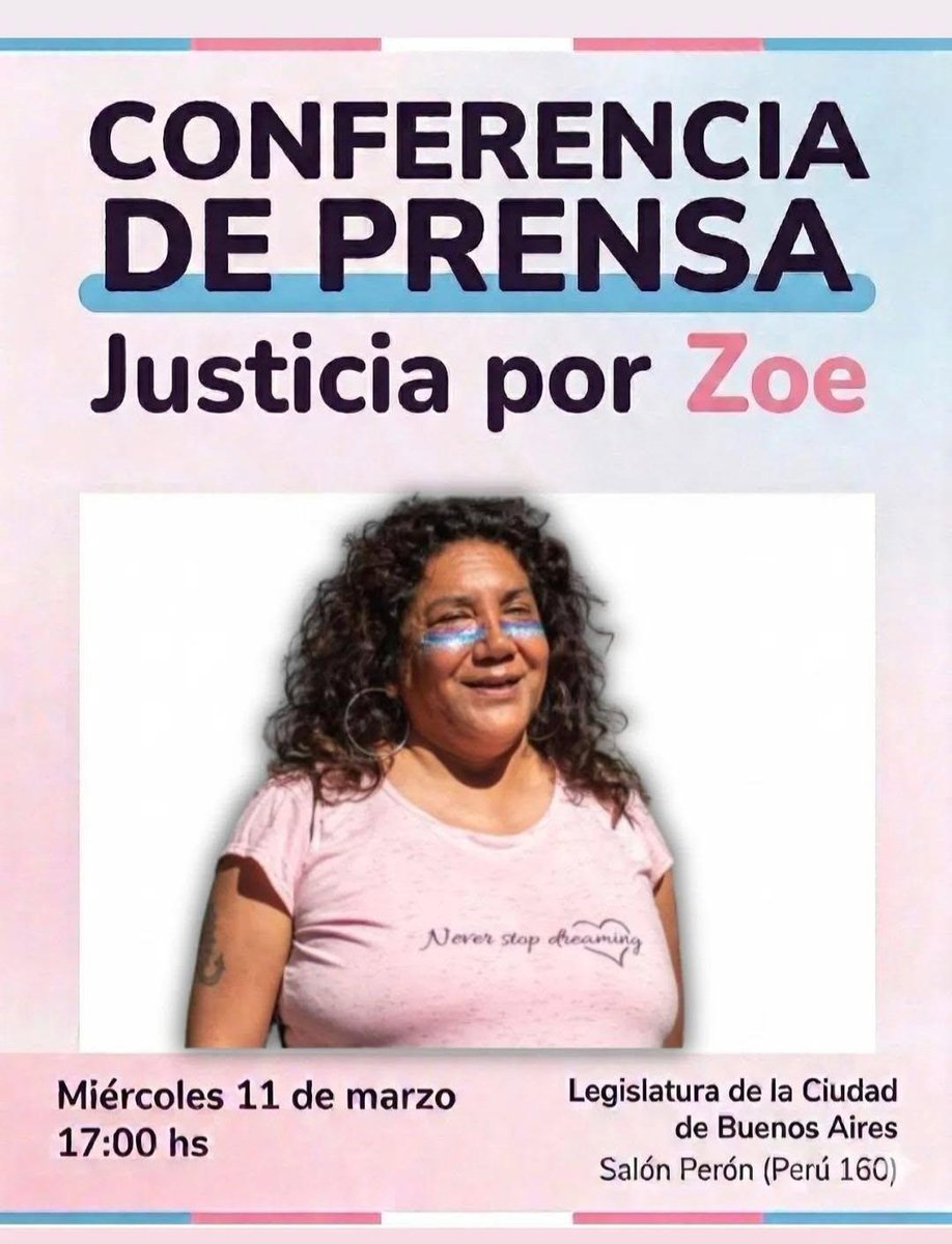 francotorchia_'s tweet photo. A días del comienzo del juicio por el travesticidio de Zoe López García, asesinada en noviembre de 2023, Casa Rosada retiró el cartel en el que compañeros de Zoe -que trabajaba en el comedor de Balcarce 50- pedían justicia por ella. https://t.co/dQKkBGvCWT