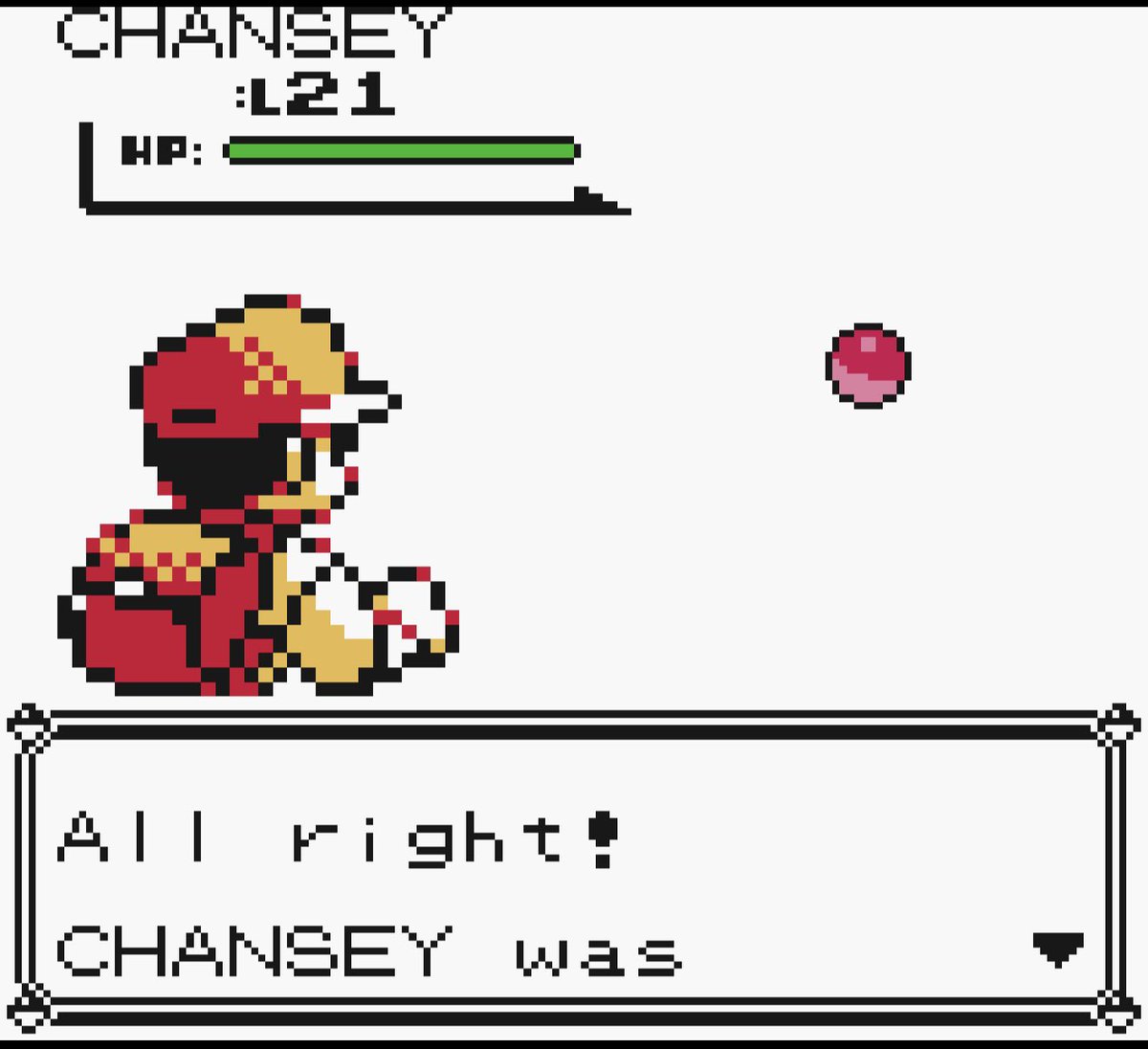 BackDraftGameNC's tweet photo. Started my Safari Zone expedition and not only encountered a Chansey but also caught it… on the first throw. If you need me, I’m headed to the 7/11 to buy a PowerBall ticket.

#BackDraftGamingNC #Pokémon #PokémonYellow #AutismOnFire https://t.co/IaV327uQ0z