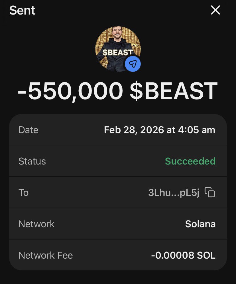 claim your $BEAST 🪂

$SOL addresses ONLY ‼️

First 1500 wallets⚡️get $BEAST

Must follow 🔔+ RT 
#SolanaAirdrop