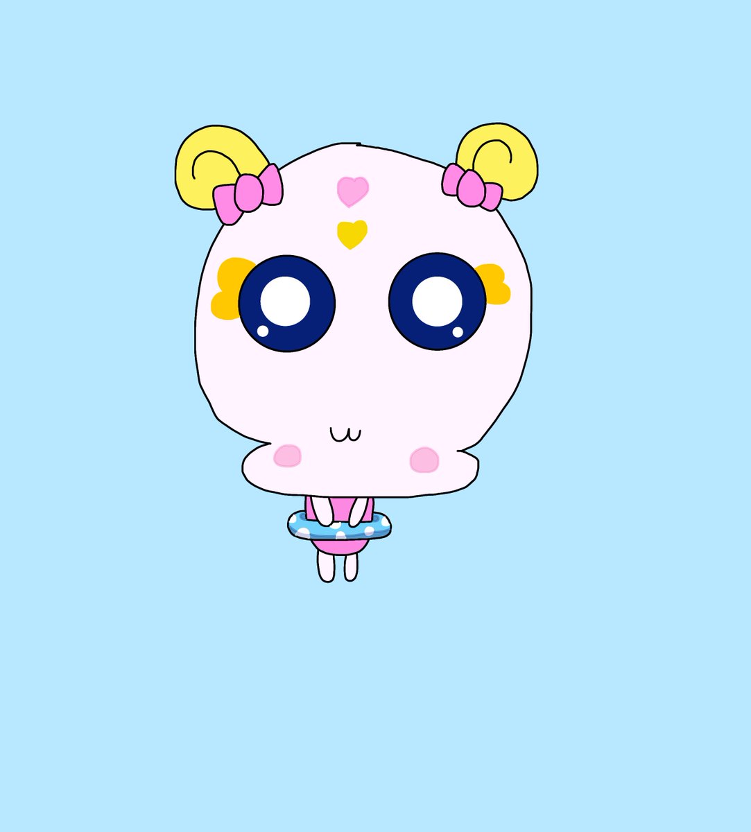 AidanTheboy's tweet photo. My Drawing of Candy in swimsuit with her Floatie on 
#smileprecure #candy #glitterforce #swimsuit #floatie https://t.co/hWgDLOoI4b