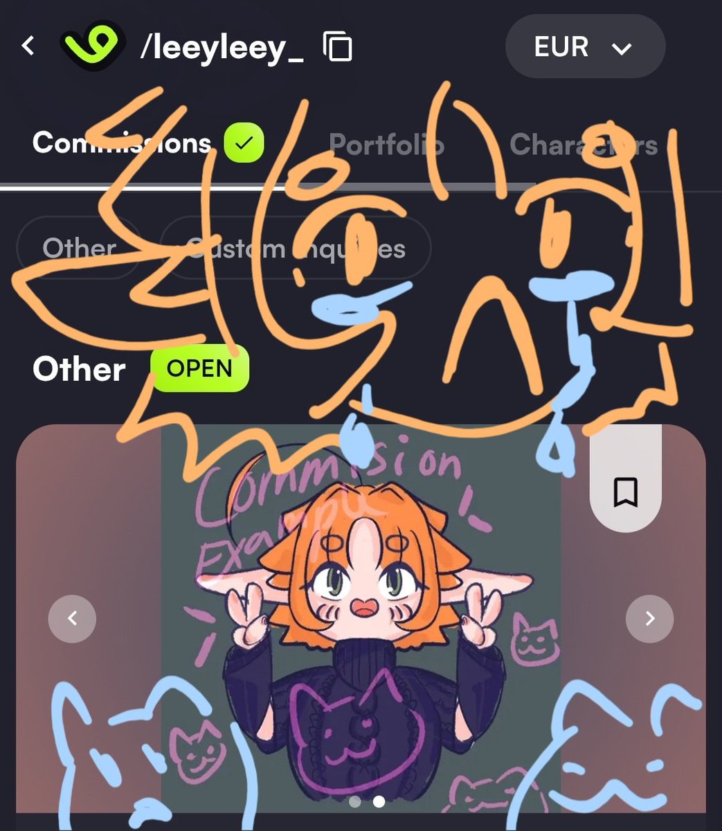 leeyleey_'s tweet photo. HEYA! I need some of you guys to help me fill my portfolio a lil.. if you want free art pls reply with your cute ref sheets and ill send some your way! RTs appreciate 🥺 https://t.co/dpE79CBmJR