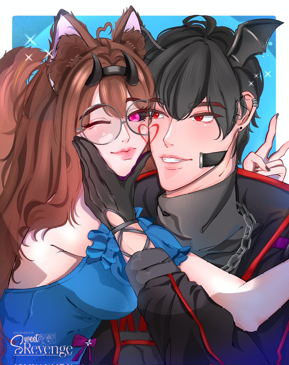 Thank so much <a href="/sweet_reve51061/">Sweet Revenge</a> 
I ABSOLUTELY LOVE IT! A lil piece to capture our essence because batboi kind of became my best friend in less than a year. 

PS. We made a bet, loser in the game of peak buys the winner nuggets. I did in fact lose