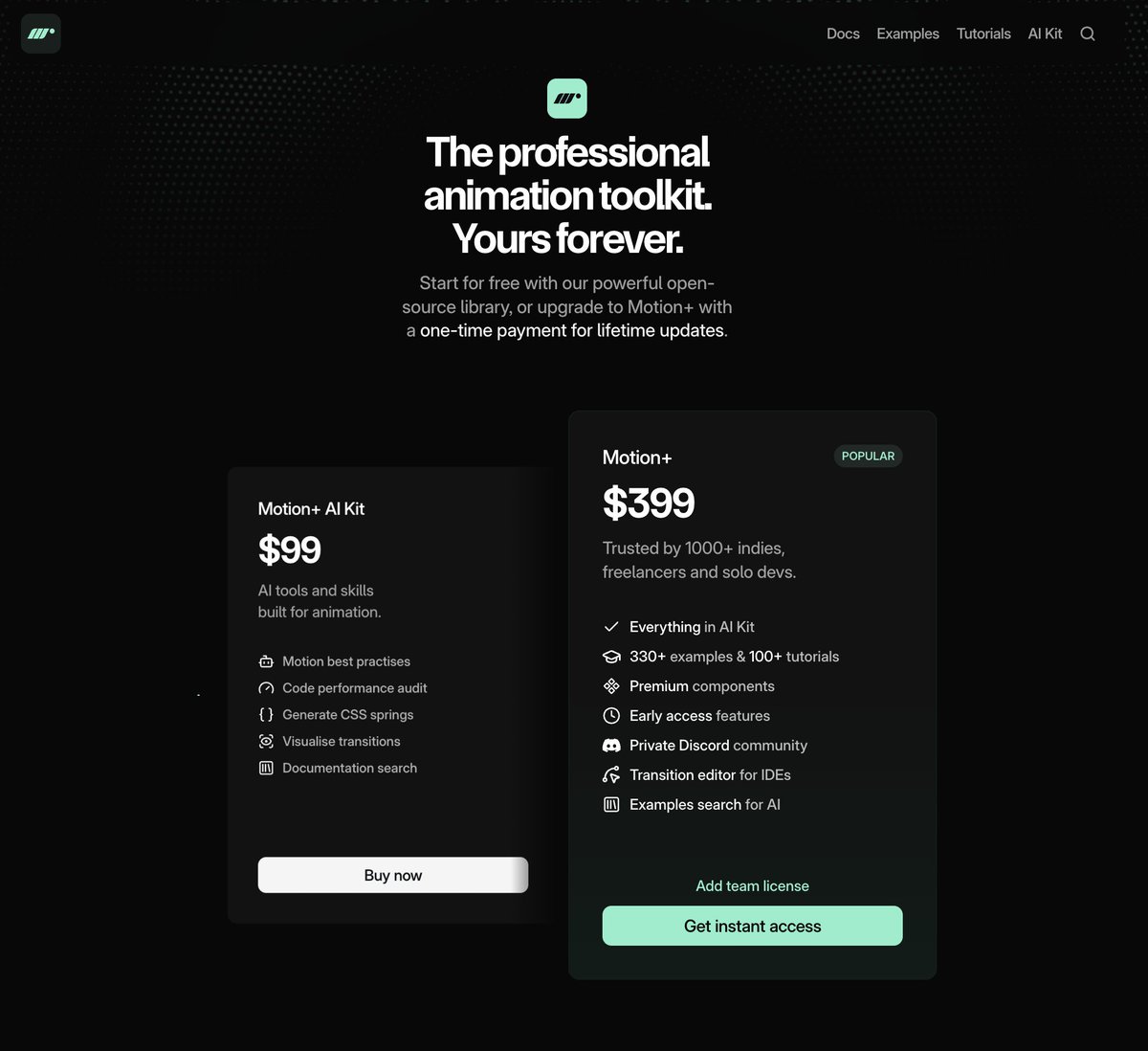 We're about to start seeing a whole new crop of info products built solely for agents - Open Claw, SKILL marketplaces, etc.

Especially love what Motion.dev is doing. 

You just feed their AI kit directly to your coding agent and it learns Framer Motion best