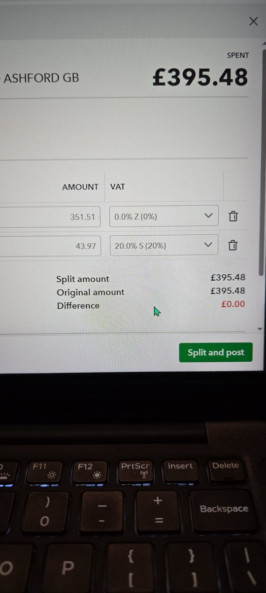 Quick example of all that's wrong with the current VAT system, particularly for small cafes, restaurants, delis etc that make all their own produce! 85% is zero rate to buy, and 95% is 20% to sell! It's all going to government with not enough to claim back to be worth the