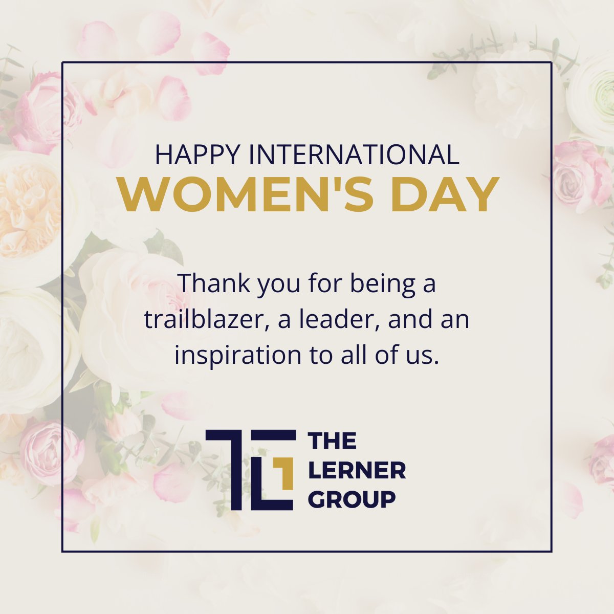 Today, we join millions around the world in celebrating the strength, leadership, and achievements of women everywhere. Thank you for your vision, resilience, and leadership.
#InternationalWomensDay #IWD2026 #TheLernerGroup #WomenInFinance #EmpowerHer #FinancialConfidence