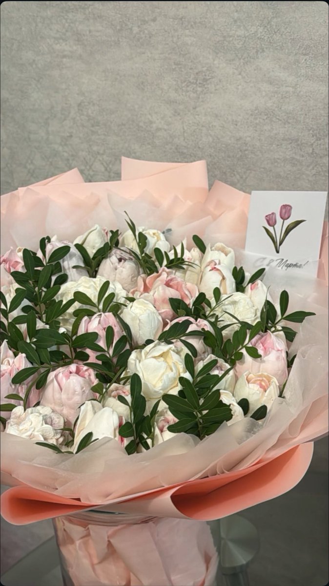 Жених подарил букет из зефира 💐✨