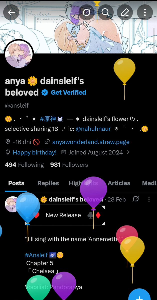 anya 🌼 dainsleif's beloved tweet media