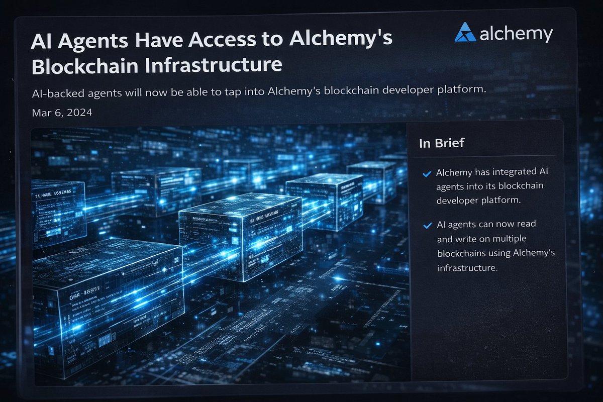 Alchemy has opened up infrastructure for AI agents  🤖 All calculations are strictly in USDC on Base via the open x402 standard.
The machine economy is already here. 💳
<a href="/base/">Base</a>