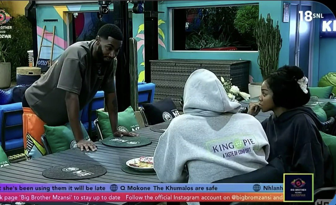 The pillars of this season!!!

Thandeka, Mmeli and Que!!! 

The best trio 🔥❤️ #BBMzansiS6