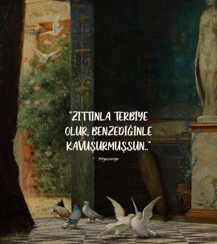 Zıddınla eğitilir, denginle kavuşursun.