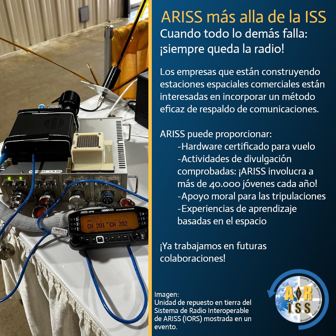 ARISS en español tweet media