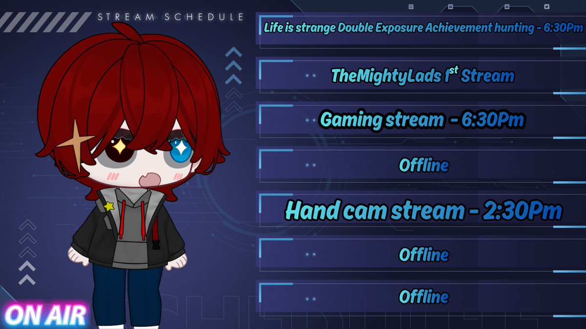 XDRetrogaming's tweet image. Weekly stream schedule 9th - 13th march also TheMightyLads are having there first stream on chewsday

Mon is life is double exposure
wednesday is a random stream
fri handcam stream

twitch.tv/XDRetrogaming

#VtuberStream #TwitchCommunity #LiveStreaming #VirtualYouTuber #Gaming