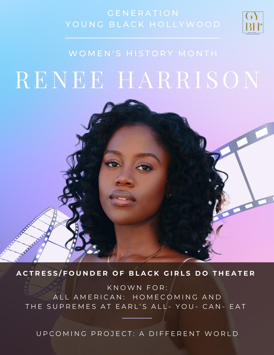 jasimisinclair's tweet photo. Gen YBH Women’s History Month Spotlight: RENEE HARRISON 
“Black women have always been the architects of culture—shaping communities, and movements often without recognition or ownership we deserved. My hope is to contribute by expanding the rooms where our stories are imagined and preserved.
If I do my work well, the legacy won’t be the roles I’ve played. It will be the communities built, the archives created, and the doors that remain open long after I’ve walked through them.”