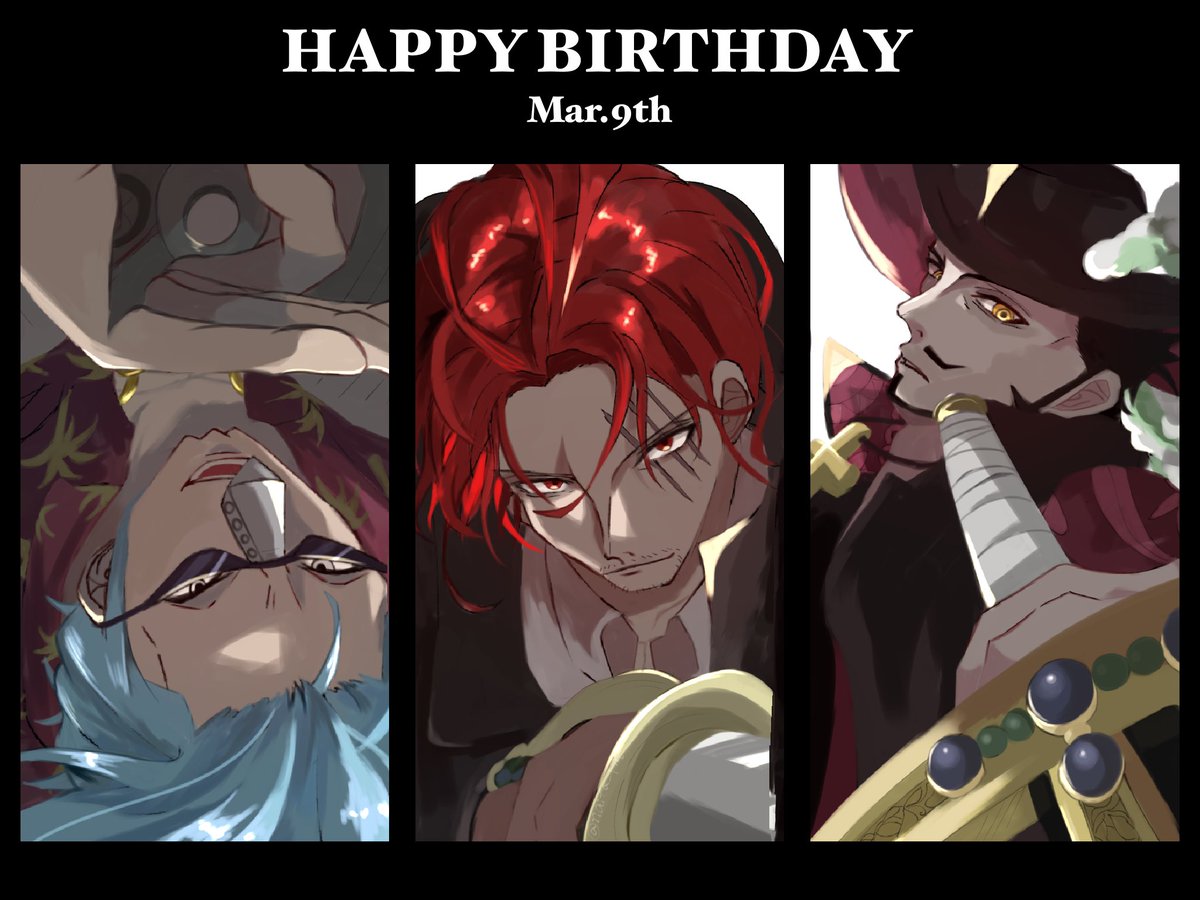 naita_pm's tweet photo. #フランキー誕生祭2026 
#シャンクス誕生祭2026 
#ミホーク誕生祭2026 https://t.co/dRywnPc4hi