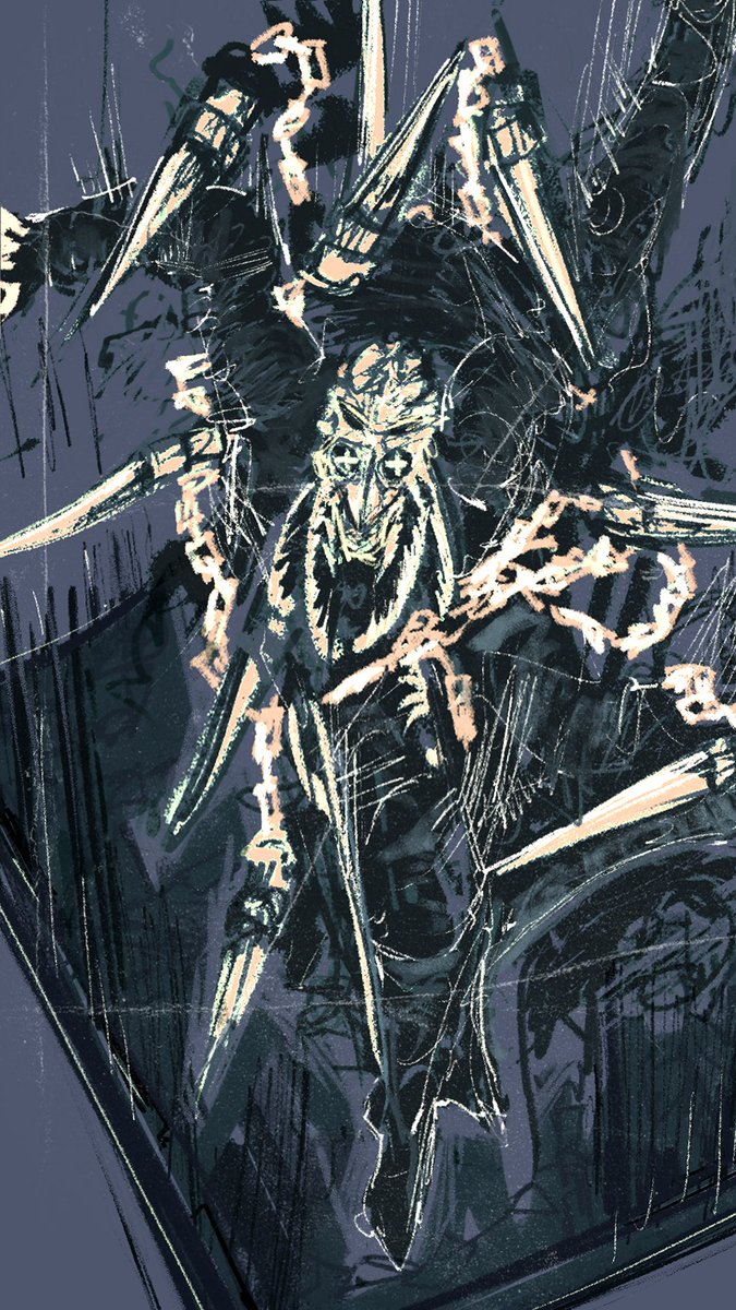 GatlingArt's tweet photo. Curse #dorohedoro https://t.co/ipzs5jyCuL