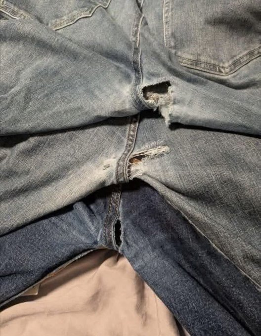 ¿Por qué mis jeans siempre se rompen en la parte que más me importa?