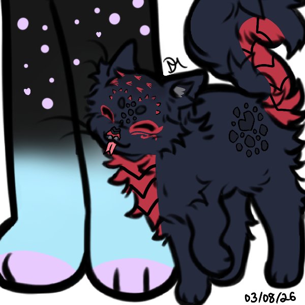 DraykoMyst's tweet photo. Just some cute art I made of my bfs sona ❤️

Base by chocoperrito, fill by me 😊 https://t.co/3hxjCkPait