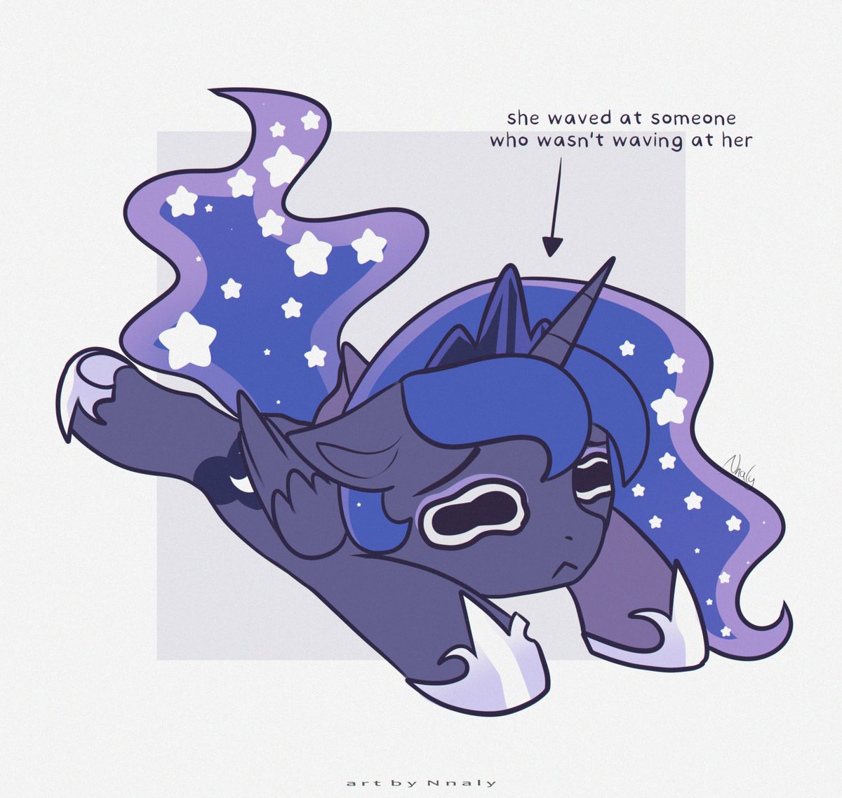 Day 187 of drawing Princess Luna #mlp #mylittlepony #dailyluna