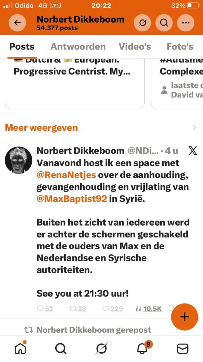 RealRaatgever's tweet photo. 21.30 uur: grote leugen space. Hier zien we wie de handlers zijn (AIVD) van @NDikkeboom @chrisklomp en @RenaNetjes Eerst Max vd Berg opjagen, dan infiltreren bij vader van Max en pretenderen the good guys te zijn die Max redden. These people are sick. And they WILL be arrested. https://t.co/0CjEuq3BT1