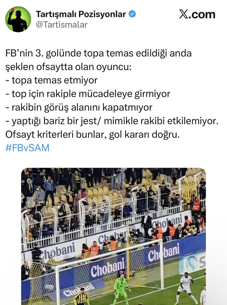 demi39751's tweet photo. @xsoloilgala @yagosabuncuoglu @FrdNigdelioglu İşkembeden iftira atmayın al tek tek yazmış golün nizami olduğu bariz. https://t.co/Ilb0G8hZ0I
