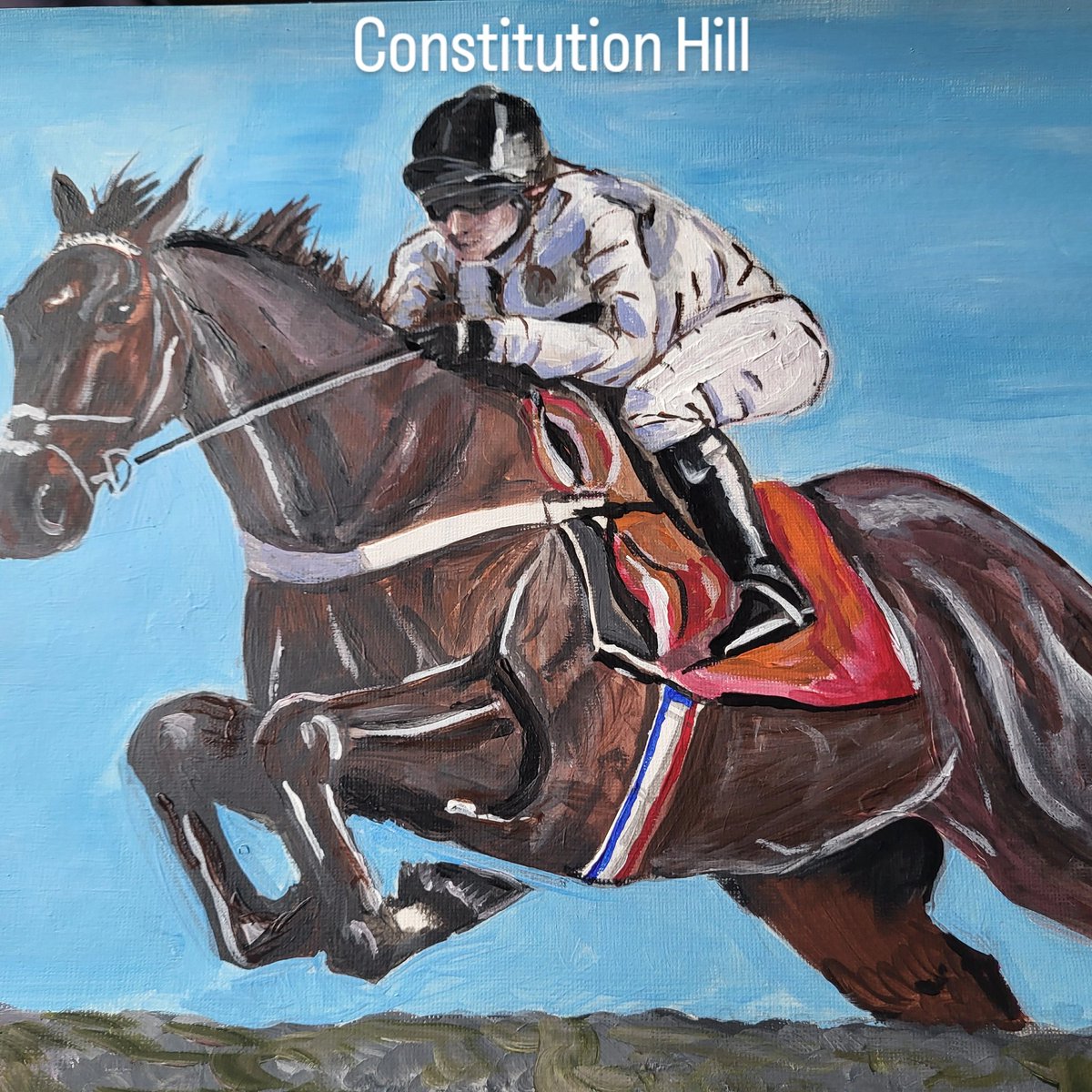 Susan_Maxwell_'s tweet photo. I haven't posted here in ages but I here are my newest paintings. Since retiring from @scotfire_DG I have started to paint. Self taught so no rules to break. 🙂

#ConstitutionHill 
#bordercollie 
#Rooster 
#firehorse https://t.co/ZVLPnNBhEP