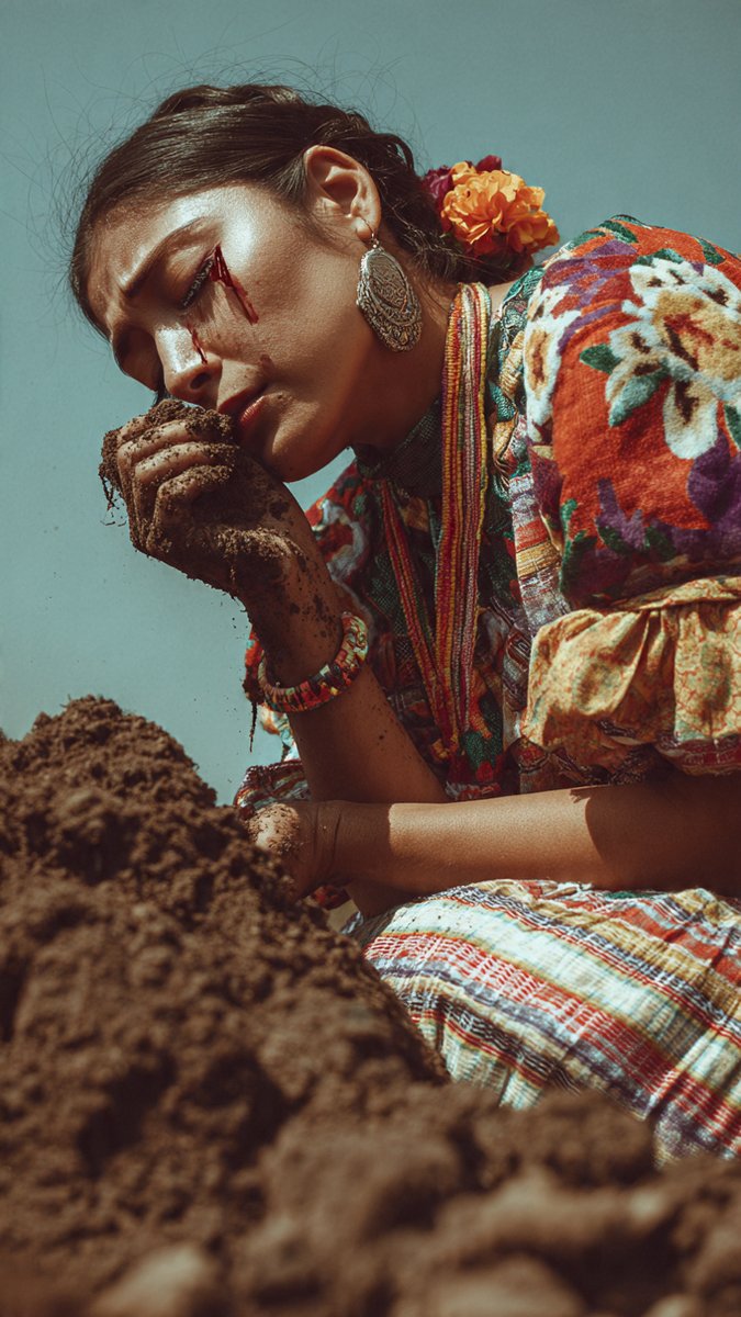 Miles de #Mujeres mexicanas buscan en fosas clandestinas a sus hijas desaparecidas. 
No, en México NO LLEGAMOS TODAS, y sí, las MUJERES SÍ LLORAMOS. 

#nollegamostodas 
#8Marzo 
#DiaInternacionalDeLaMujer