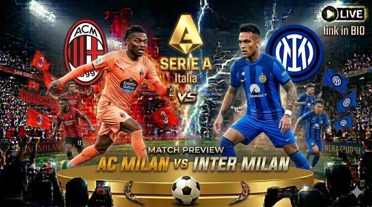 Scorelineofc's tweet photo. INFO TIM: Milan tanpa beberapa pilar utama karena cedera. Bisa gak ya mereka bertahan? Saksikan perjuangannya, link di BIO! https://t.co/bNNhZvO5NL 
#KabarBola #MilanInter https://t.co/KZGtq4WR2b