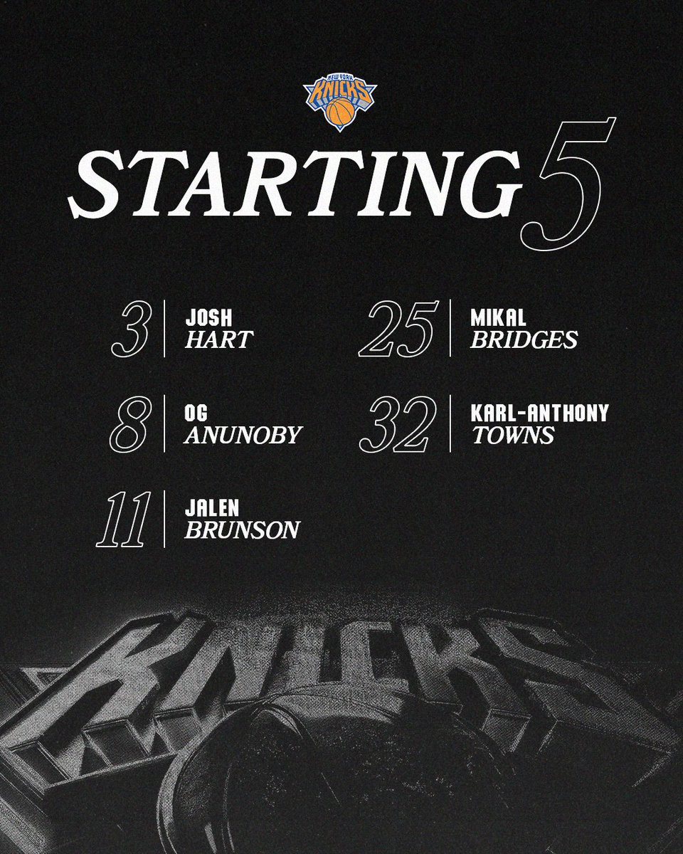 NEW YORK KNICKS tweet media