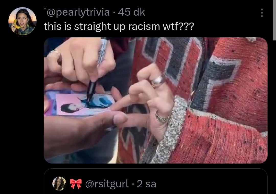 y’all are the real racists😭 god forbid a woman doesn’t want some stranger touching her