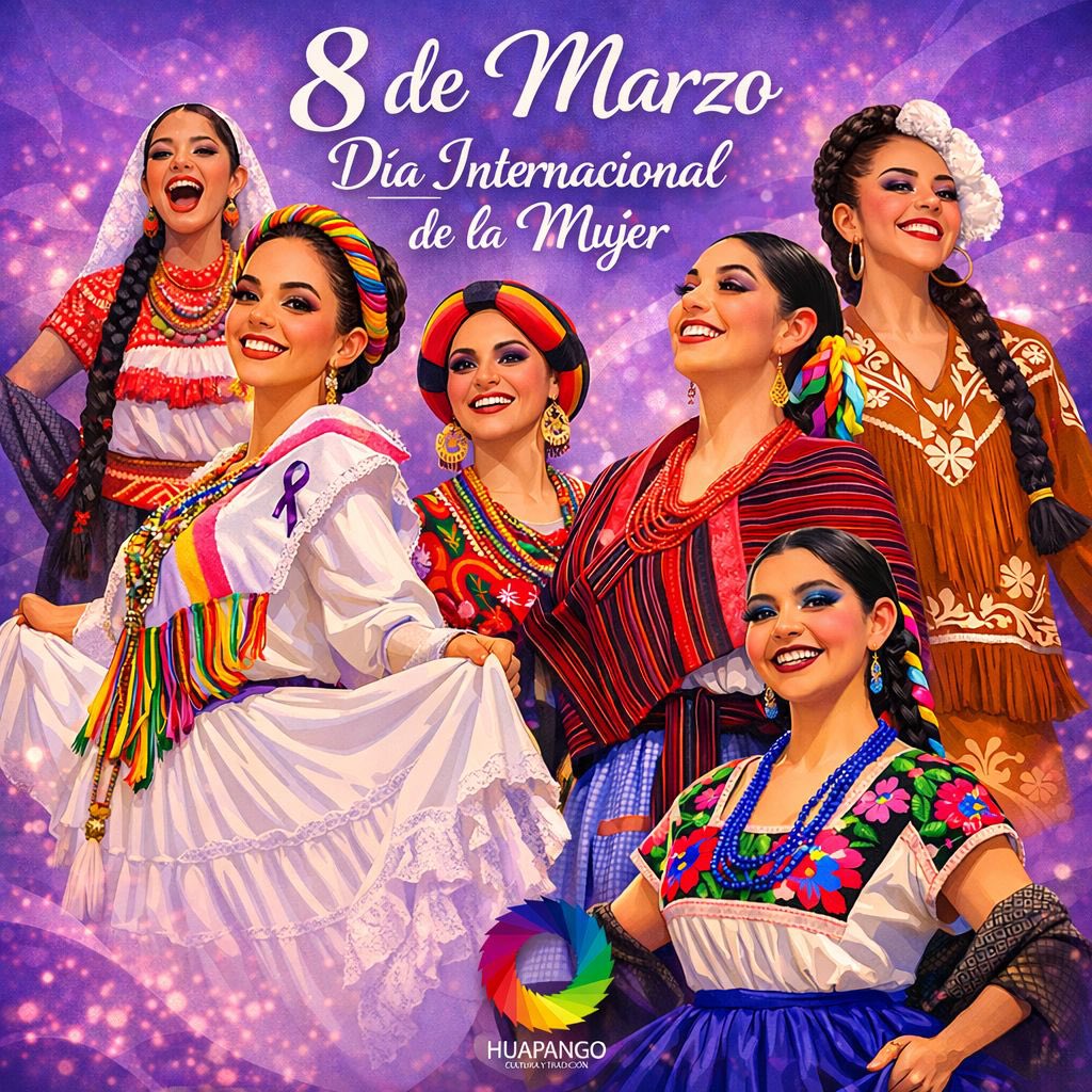 HuapangoT's tweet photo. 💜 LA FUERZA DE LA MUJER HUASTECA: CORAZÓN DE NUESTRA TIERRA 💜

Hoy, 8 de marzo, conmemoramos el Día Internacional de la Mujer rindiendo un profundo homenaje a quienes son el pilar, la alegría y la cultura de nuestra región: las mujeres huastecas.
#DíaInternacionalDeLaMujer https://t.co/sSNH4Q7fLc