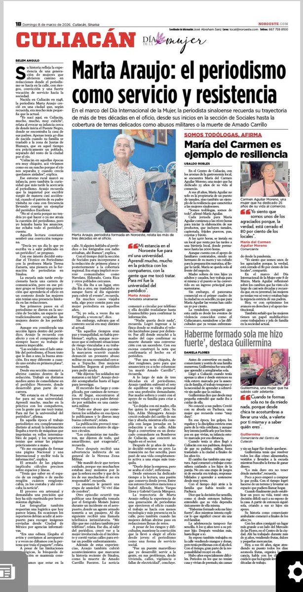 #8M: Marta Araujo era periodista de <a href="/noroestemx/">Noroeste</a> cuando Amado Carrillo murió tras una cirugía plástica en Guadalajara, nadie lo sabía pero Doña Marta confirmó su deceso de una manera extraordinaria.

Esa historia se cuenta en este podcast  como un homenaje al periodismo