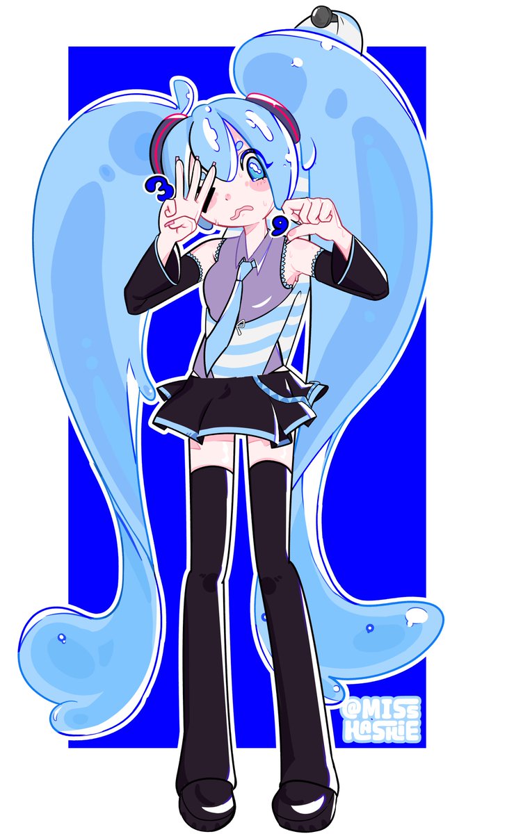 #ミクの日  Happy miku day 💙 Heres to many more ( full of wedgies )