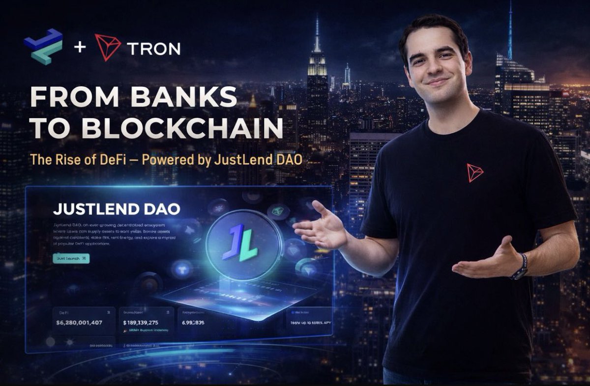 𝗙𝗿𝗼𝗺 𝗕𝗮𝗻𝗸𝘀 𝘁𝗼 𝗕𝗹𝗼𝗰𝗸𝗰𝗵𝗮𝗶𝗻
𝗧𝗵𝗲 𝗥𝗶𝘀𝗲 𝗼𝗳 𝗗𝗲𝗙𝗶 - 𝗣𝗼𝘄𝗲𝗿𝗲𝗱 𝗯𝘆 𝗝𝘂𝘀𝘁𝗟𝗲𝗻𝗱 𝗗𝗔𝗢 

For decades, the global financial system operated on trust.

You trusted banks to hold your money.
You trusted institutions to process your transactions.