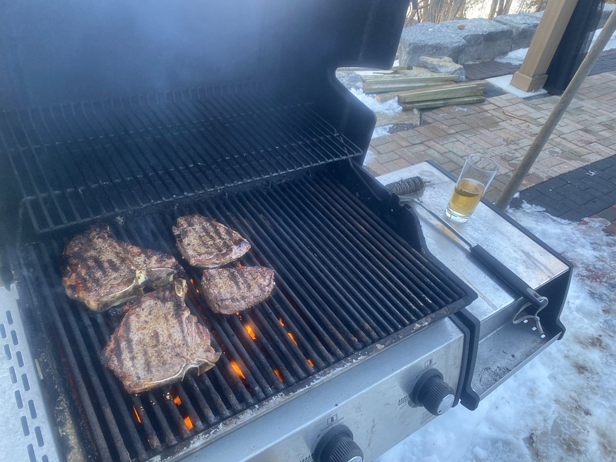 Angelsforever86's tweet photo. Chef Andrew is barbecuing some steak 🥩 you know it’s spring when you crack out the barbeque and start cooking I love to barbeque and I do it all spring summer and fall. #chefandrew #bbq #bbqmaster https://t.co/7gjJxJ8m2E