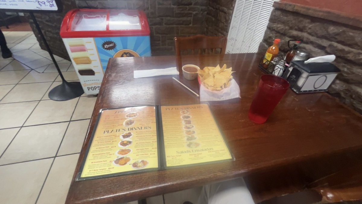 Solo dining in the absolute boondocks
