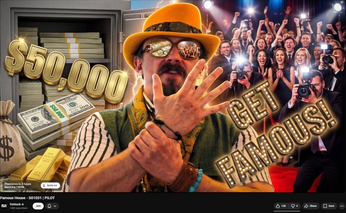 FatAmishDoinkss's tweet photo. #Fishtanklive #FamousHouse #BB5 Episode 1 in ~3 hrs https://t.co/kif8YEQqR6