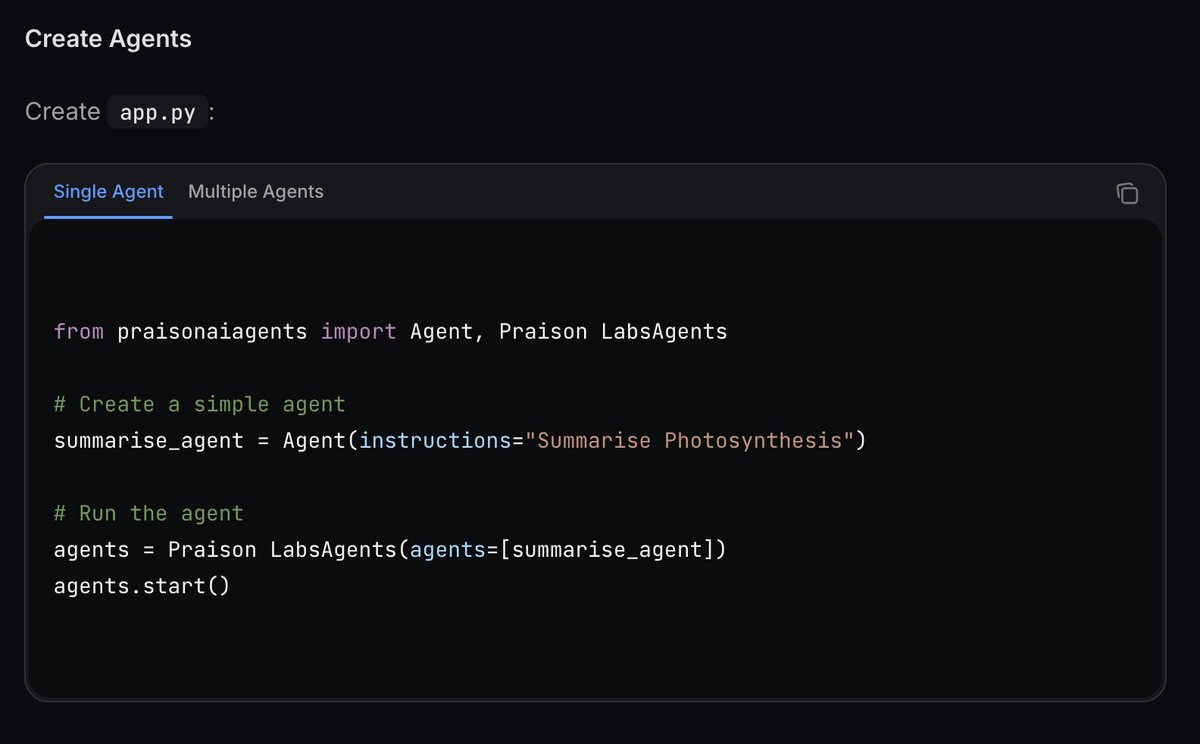 Praison Labs tweet media