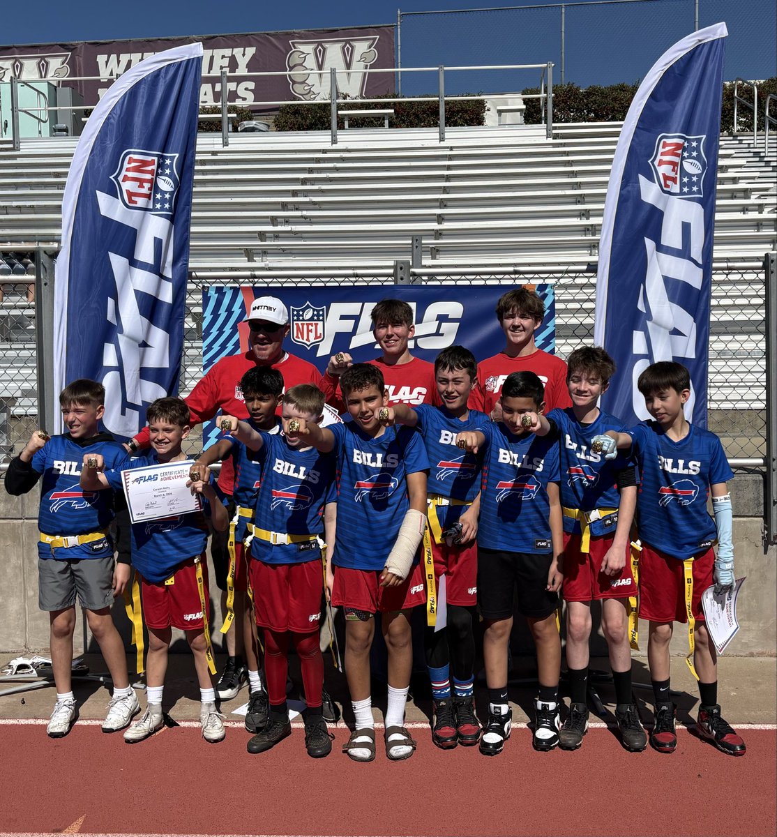 Whitney Football tweet media