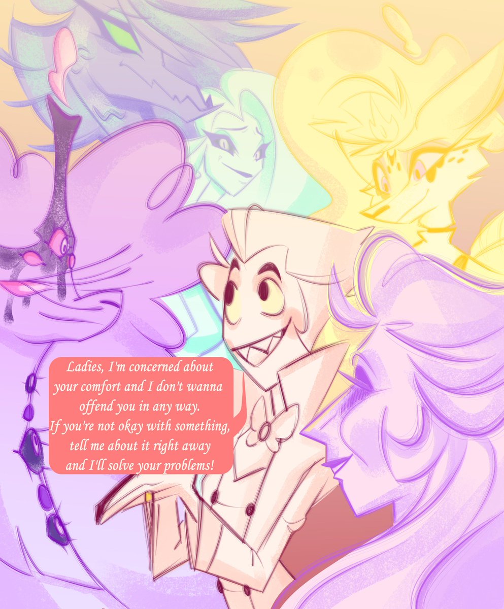 _qashaq_'s tweet photo. Happy International Women's Day! remember that you, women, deserve ONLY the best!❤️‍🔥
#HazbinHotel #HelluvaBoss https://t.co/gKHhaT3sNQ